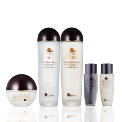 Snail/Healing/Snail/Women/Skin Care Products/Cosmetics/3-Item Set/Woman/Skin/Lotion/Cream/Moisture/M