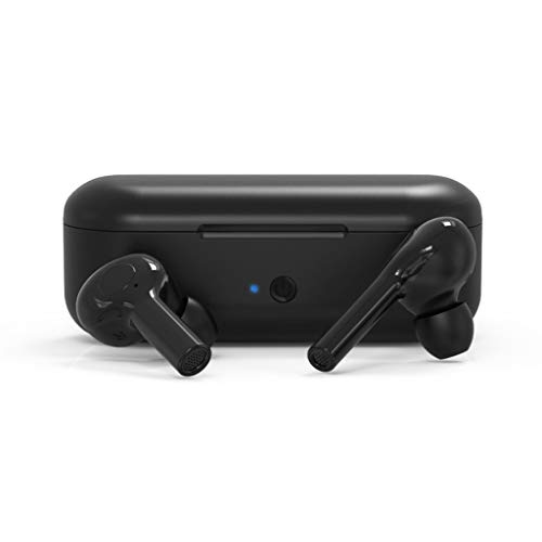 Wireless Headphone, QUNANEN for Huawei Honor FlyPods Bluetooth 5.0 Wireless Earphones Headphones TWS Waterproof Smart Bluetooth Headphones Headsets Intelligent Metal Charging Case (Black)