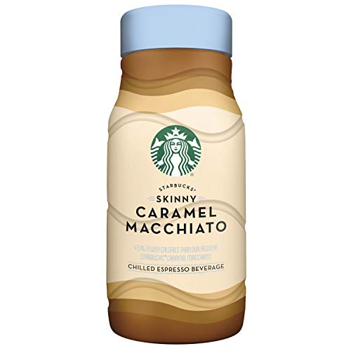 Starbucks Chilled Skinny Chilled Espresso Beverage, Caramel Macchiato, 40 Fl Oz