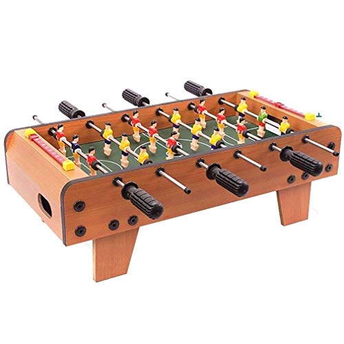CHENNAO Mini Table Top Foosball, Wooden Competition Soccer Game Table W/ 2 Balls, Recreational Table Football for Arcades, Game Room, Bars, Parties, Family Night