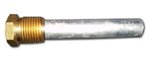 Complete Zinc Pencil Anode with Brass Plug 1 inch NPT x 14 inches