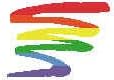 Rainbow Squiggle Reflective Stick