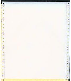 9-1/2 x 11" Dot Matrix Pinfeed Continuous Tractor Feed Computer Paper (2 Part)