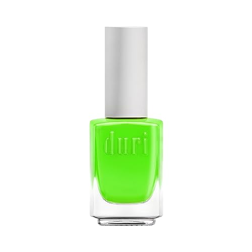 duri 646N NYC Apple Envy, Neon Green Nail Polish, Matte Finish, Quick Drying, 0.45 Fl Oz