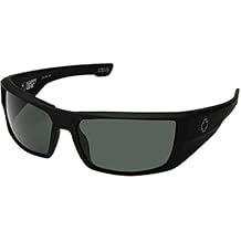 Spy Dirk Sunglasses - Spy Optic Steady Series Sports Wear Eyewear - Matte Black/Grey / One Size Fits All
