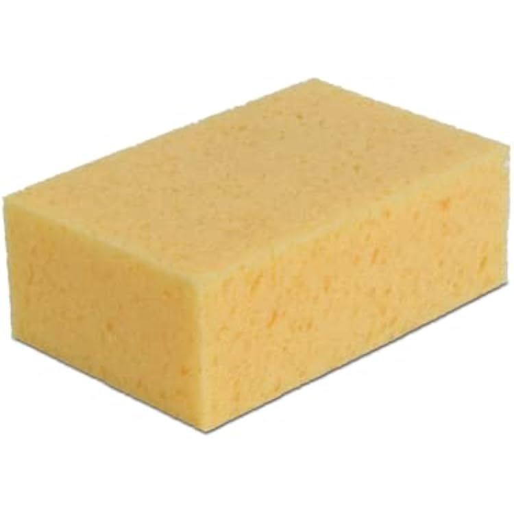 RUBI SuperPro Sponge - High Absorption & Abrasion-Resistant Tile Sponge, Professional Grout & Epoxy Cleaning Tool, Heavy-Duty Polyurethane, Size 7 78x5 18x2 34in