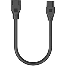 GetInLight Linking Cord for IN-0202, IN-0208 and IN-0210 Series, Black, 12-Inch, JC1-12-BK