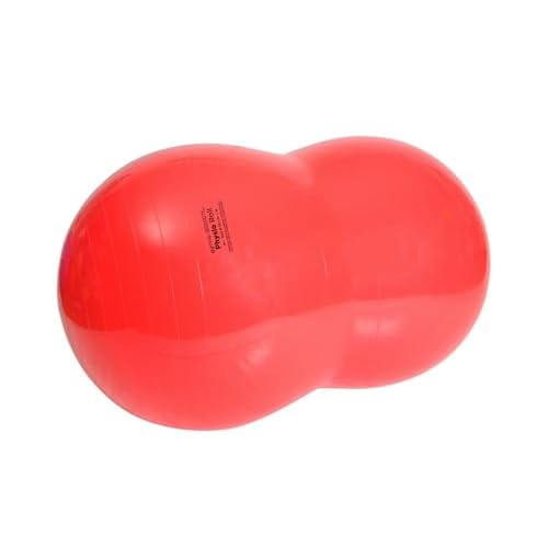 Gymnic Physio Roll Exercise Ball - Red, 34 x 52