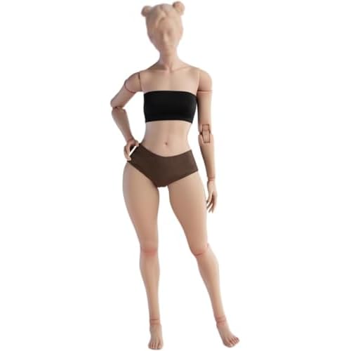16 Scale Female Body,12inch Worldbox Super Flexible Joint Body Fat Version Pale Suntan Skin Articulated Body Doll Action Figure Body Collection Light Suntan Skin