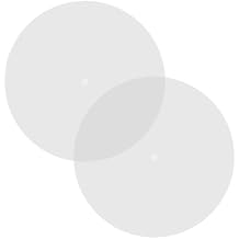 2pcs 13" Diameter Round Lampshade Diffuser with 3/8" Center Hole White Frosted Acrylic Lamp Cover Diffusers 2mm Thick Led Light Diffuser Acrylic Sheet for Table/Floor/Ceiling/Wall Lamps