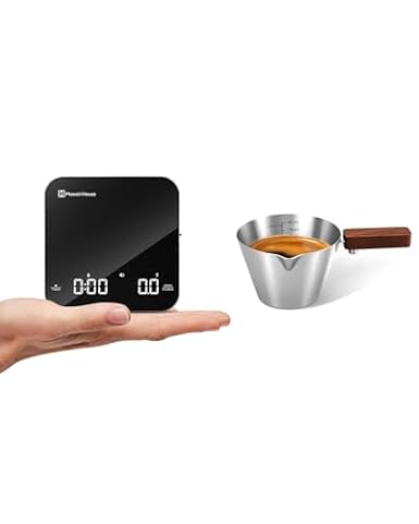 Maestri House Espresso Brewing Set Rechargeable Mini Coffee Scale with Timer+Espresso Shot Cup