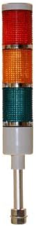 LED Andon LD-5223-100 LED Tower Light, LED andon light, LED stacklight, 24VDC, Red/Yellow/Green, Steady