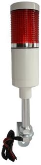 LED Andon LD-5221-101 LED Tower Light, LED andon light, LED stacklight, 24VDC, R with Flashing Capabilities