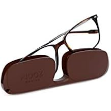 NOOZ Optics Unisex Anti Blue Light Glasses - Lightweight Glasses Without Correction for Women & Men with Compact Case BAO