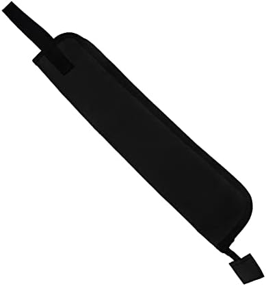 FOSA Drumstick Bag, Durable Oxford Cloth Drum Stick Case Holder for Gigging Drummers Portable Drumsticks Storage Pouch Black 18.1 x 3.9 Inches