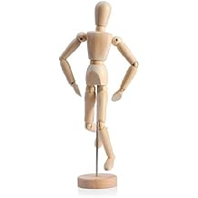 Artists Doll, Model Ornaments with Stand, Movable Joints Doll, Artist Model Mannequin Jointed Doll, for Drawing and Desktop Decoration Durable and Nice
