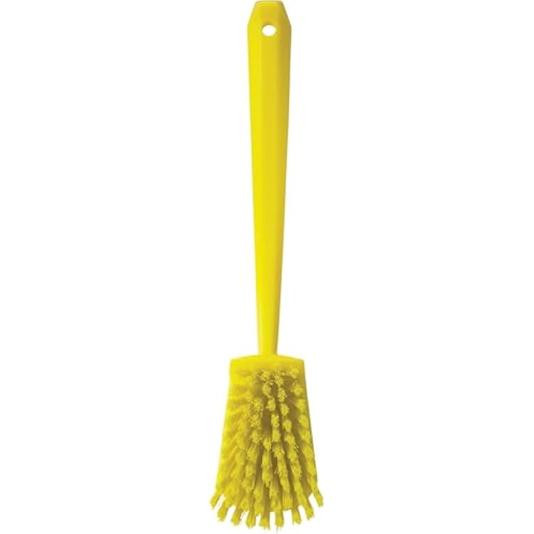 Vikan 41866 Brush,Washing,Stiff,15.75,PPPBT,Yellow