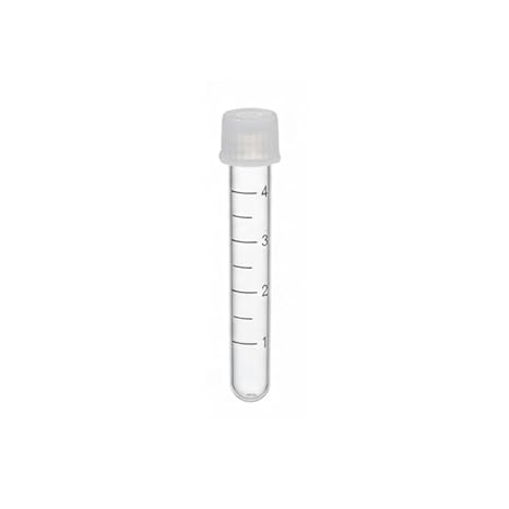 SPL 5 ml Test Tube Dual-Position snap Cap, Round-Bottom,Material PS/LDPE (Tube/Cap),12x75 mm,Irradiation sterile, Case of 500