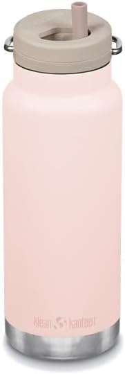 Klean Kanteen TKWide Twist Cap w/Straw Insulated Bottle 946ml Heavenly Pink