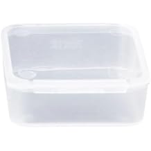 Square Clear Jewelry Storage Boxes Beads Crafts Case Containers-Reusable Plastic- 6x6x1.8cm Comfortable and Environmentally Professional Design Organization, Storage and Transport