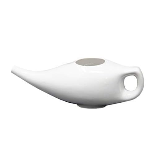 Wonder Care-Porcelain Ceramic Neti Pots Ergonomic Ceramic Neti Pot Sinus Rinse | Natural Pressure, Congestion & Infection Treatment