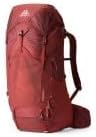 Gregory Paragon 60L Unisex Lightweight Backpacking Pack, Breathable Backpanel, Raincover Included, Water Bladder Sleeve (Reservoir not Included), Medium/Large, Desert Red