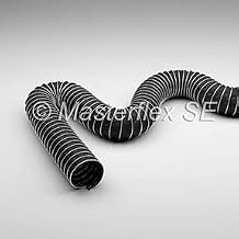 Masterduct Medium & High Temperature Neoprene-Coated Fabric Hose Rated for 300F (Intermittent to 350F) - Master-Clip NEOPRENE - 3 in dia. x 25 ft