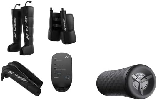 Hyperice Normatec 3 Full Body Standard Legs + HIPS + Arms Dynamic Compression Massage and Vyper 3 - Powerful High-Intensity Vibrating Foam Roller - Relieve Muscle Tension