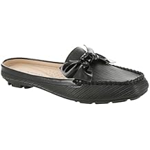 ARRAY Womens Melany Embellished Driving Moc Mule, White