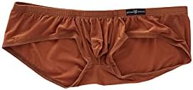 Gregg Homme Mens Torridz Hyperstretch Low Rise Trunk, 87405, Bronze, M
