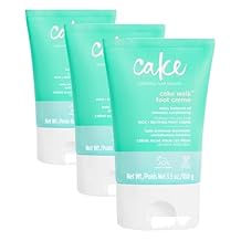 Cake Beauty Walk Triplemint Foot Creme, 3.4 Fluid Ounce (Pack of 3)