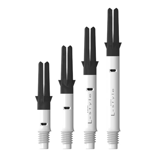 L-style L-Shaft Carbon Spinning Dart Shafts Lightweight Carbon Shafts for Soft Tip & Steel Tip Darts Set of 3