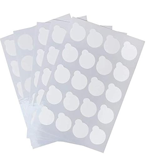 100 Pieces Disposable Eyelash Glue Holder Pallet Waterproof Sticker 2.5cm Eyelash Extension Glue Pad