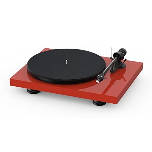 Pro-Ject Debut Carbon EVO Turntable with Sumiko Rainier Cartridge Gloss Red