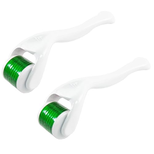 Derma Roller Microneedling Roller for Face - 0.25mm 2P White