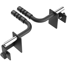 Synergee Dip Handles for Power and Squat Racks. Dip Stand Compatible with 2x2, 2x3, and 3x3 Racks. Dip Bars for Tricep Dips, Bodyweight Training, and Upper Body Workouts