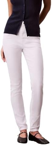 Calvin Klein Womens High Rise Skinny Fit Jeans