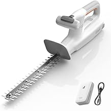 Litheli 20V Cordless Hedge Trimmer 16 Inch, Power Hedge Trimmer for Bush & Shrub Cutting, Trimming, Pruning, with 2.0Ah Battery