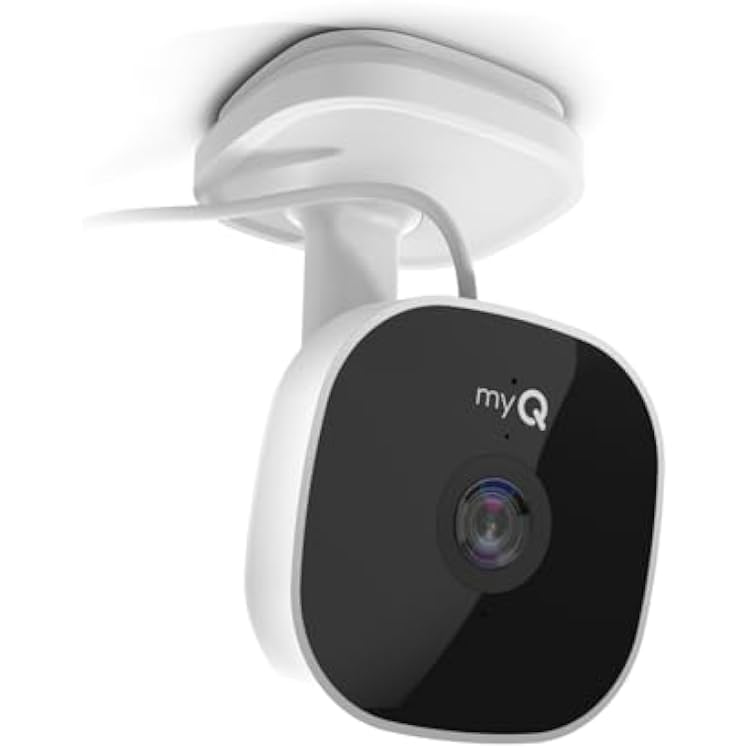 myQ Smart Garage Security Camera 1080p HD Video, Night Vision, Motion Detection, Magnetic, Wi-Fi, Two-Way Audio, Smartphone Control