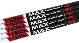 KBS MAX Graphite Iron Golf Shafts 4-PW, Set of 7 Shafts (Choose Flex)