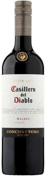 Casillero Del Diablo Malbec Chile Conchaytoro 75CL I Alcoholic Volume 13.5% I Pack of 6