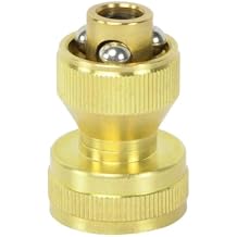 HYDRO MASTER Brass Adjustable Hose Nozzle,Solid Brass, Adjustable Twist Pressure Sprayer