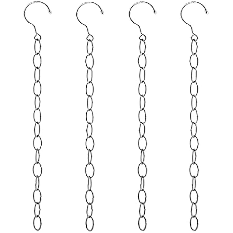 LERTREE 50cm Space Saving Hanger Chains Stainless Steel Closet Hanger Organizer Magic Chains for Home and Office 4