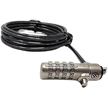 Sendt Black Notebook/Laptop Combination Lock for Wedge / N17 Security Slots
