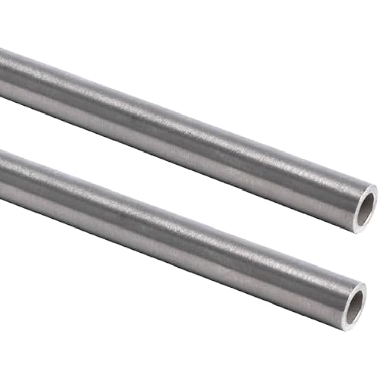 Vigorous 1-12 OD x 1 Ft. 304 Stainless Steel Tube, Seamless Stainless Steel Round Straight Tubes, Round Metal Pipe for DIY Crafts, Industry, Furniture, Frames, 2mm Wall Thickness 2 Pcs