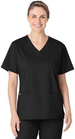 Wink WonderWORK Scrubs for Women, V-Neck Scrub Tops