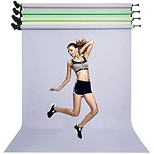 Gdrasuya10 4 Roller Motorized Photo Backdrop Roller Electric Wall Ceiling Tripod Mount Photography Studio Background Support System Stand Equipment Paper/Muslin/Cloth Roll,Black