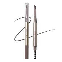 JUDYDOLL Precision Auto Brow Pencil, Waterproof & Smudge-Proof Eyebrow Pencil, 12H Long-Lasting, Natural Hair-Like Strokes, Soft Matte Finish, No Sharpening Needed (01 Smoke Gray)
