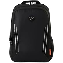 Wildcraft Dark Edition 35 L Laptop Backpack for Men & Women Fits 15.6 inch Laptop Padded Shoulder Straps, Multi Compartments, Anti-Theft Zippers Travel & College Bag M Dark Black