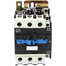 CJX2-6511 AC Contactor LC1 65A 50HZ/60HZ Industrial Magnetic Contactor 1NO 1NC 3 Phase Din Rail Contactor(CJX2-6511 AC220V)